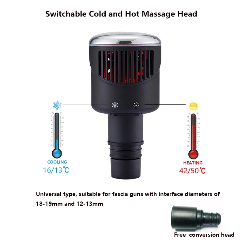 Massage Gun - Yeni ısı-soğuk fasya tabancası masaj kafa