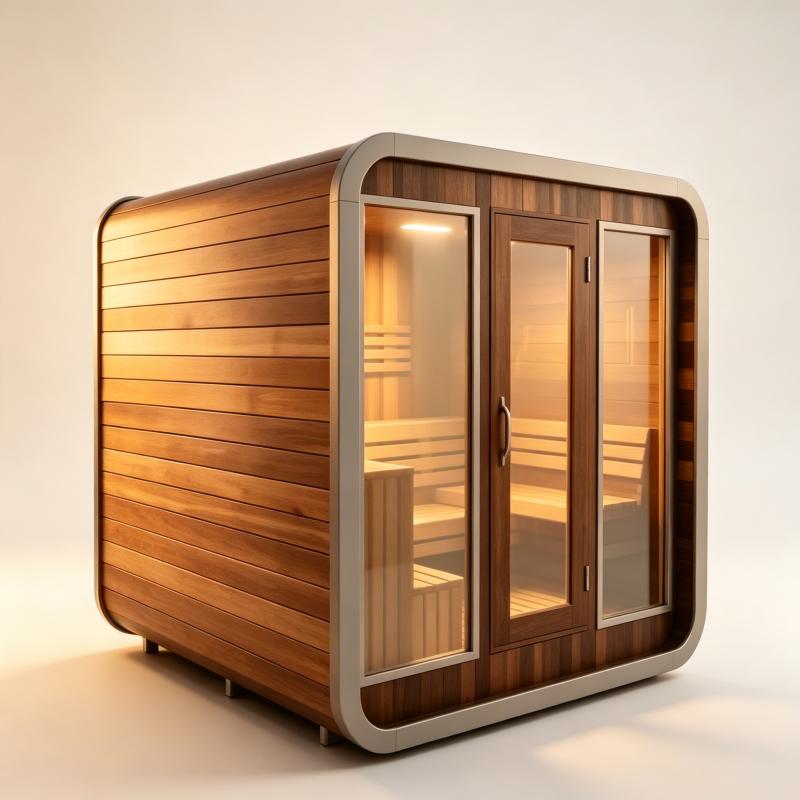 Spa Wellness Gym - Lüks Özel Sauna Odası Masif Ahşap