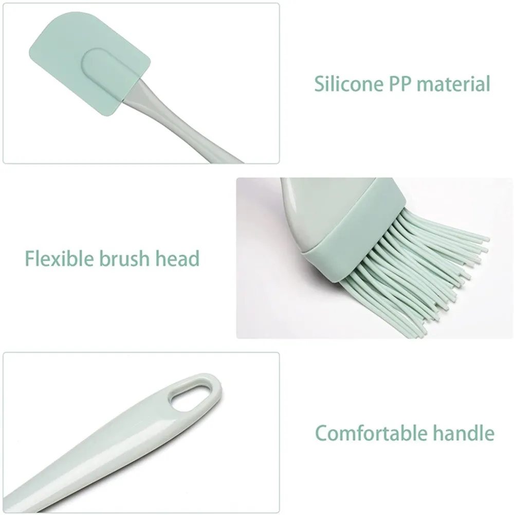 Body Brush - 3 adet krem ​​sıyırıcı DIY ekmek