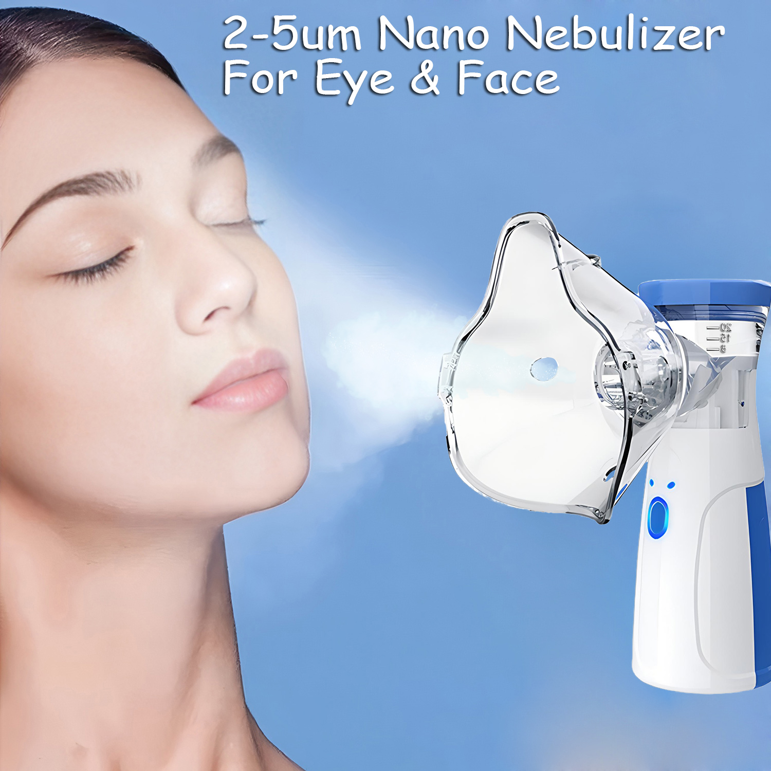 Face Steamer - Mini Yüz Buhar Makinesi Sessiz Mesh