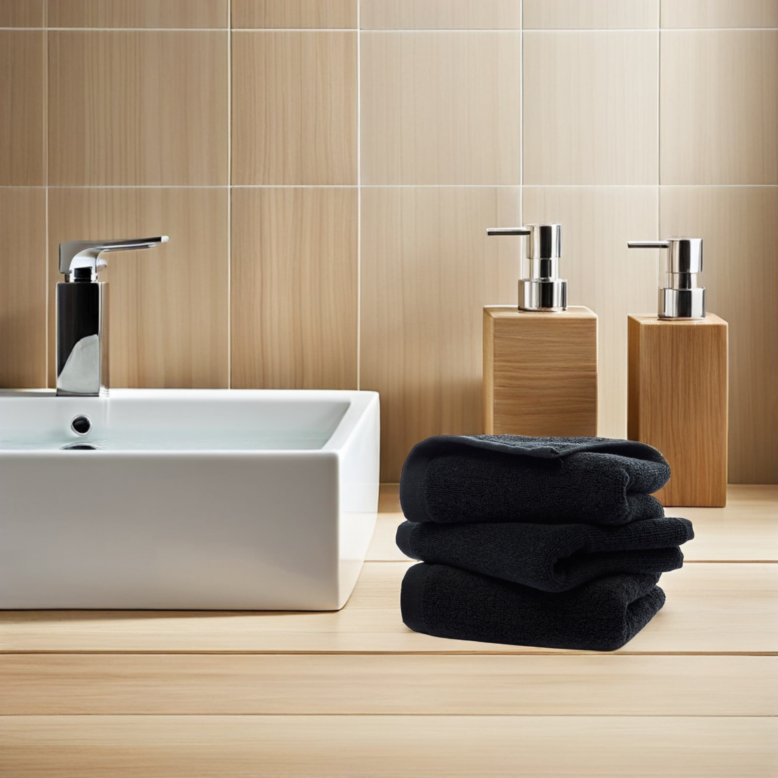 Siyah Pamuklu El Havlusu, %100 - Spa Towel incelemesi ve fiyatı