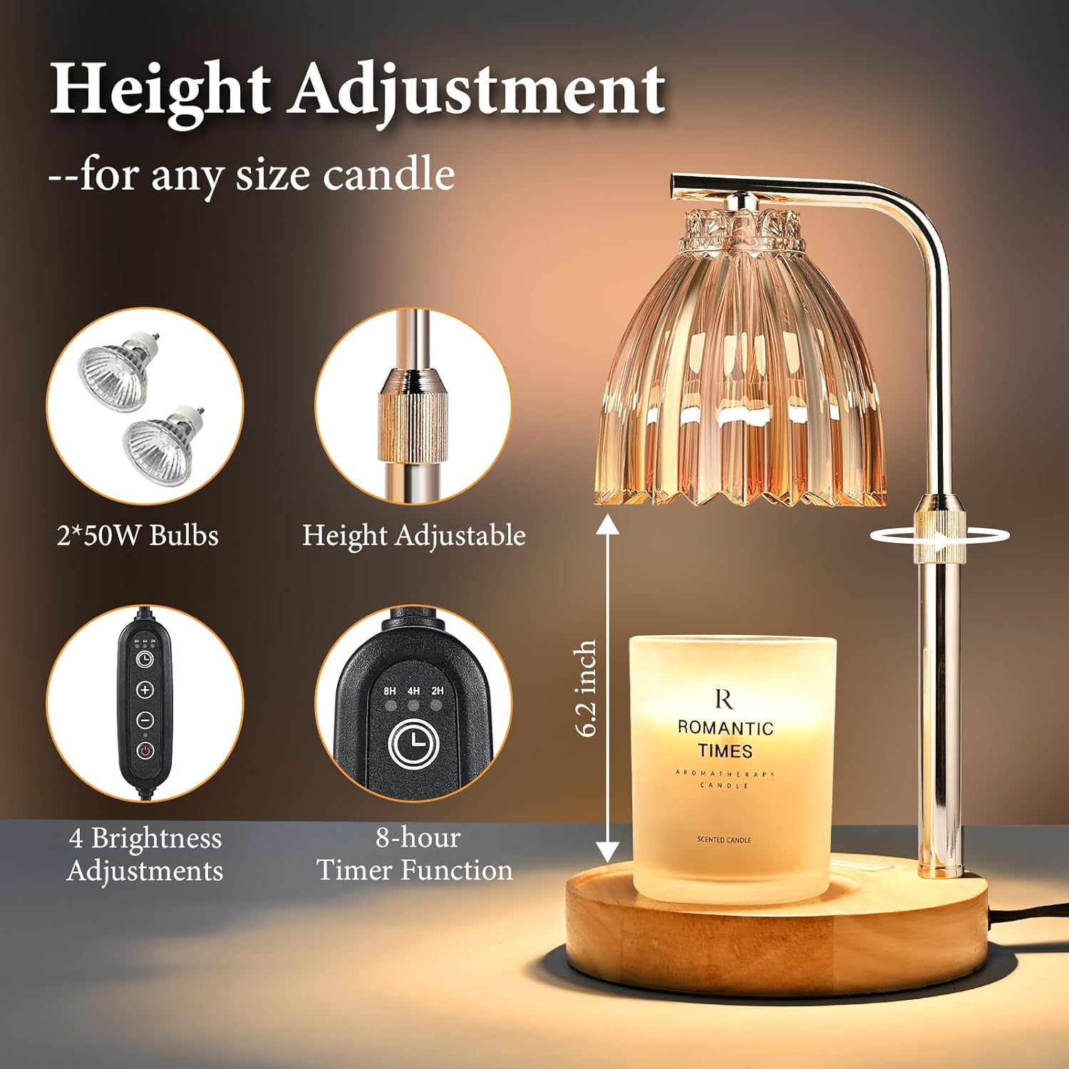 Ayarlanabilir Yükseklikli Arom - Wax Warmer incelemesi ve fiyatı